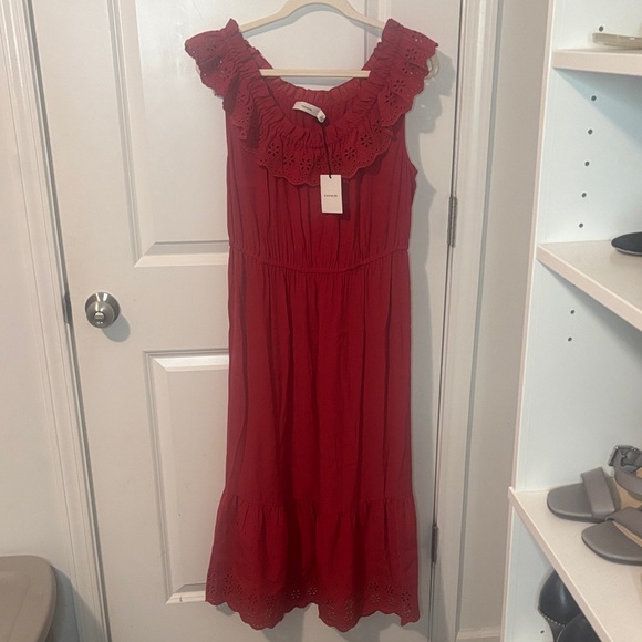 Coach Dresses & Skirts - Coach Scarlet Ruffle Dress